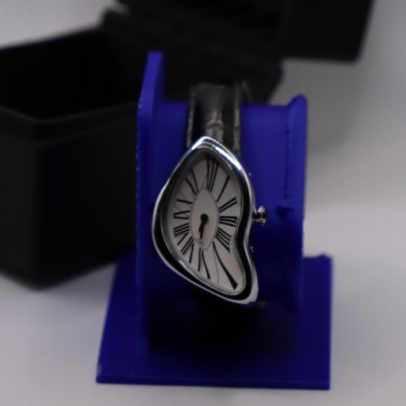 Time Warp Luxury Women’s Watch | Unique Deformed Case | Sapphire Crown - Picture 2 of 8